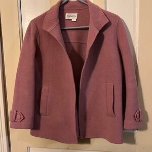 Chadwick's Women's Pink Wool Blend Jacket